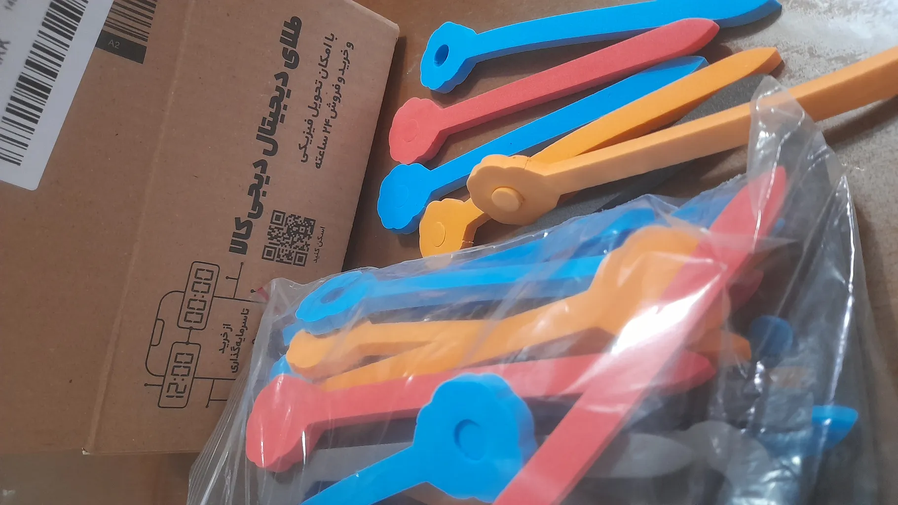 بیگودی مو مدل فومی بسته 50 عددی