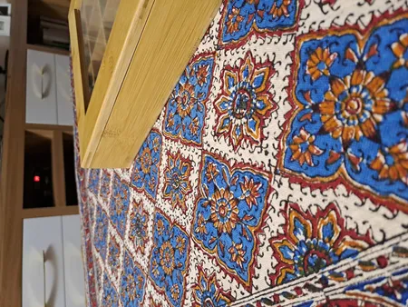 روتختي قلمكار عطريان طرح خشتي مدل G273