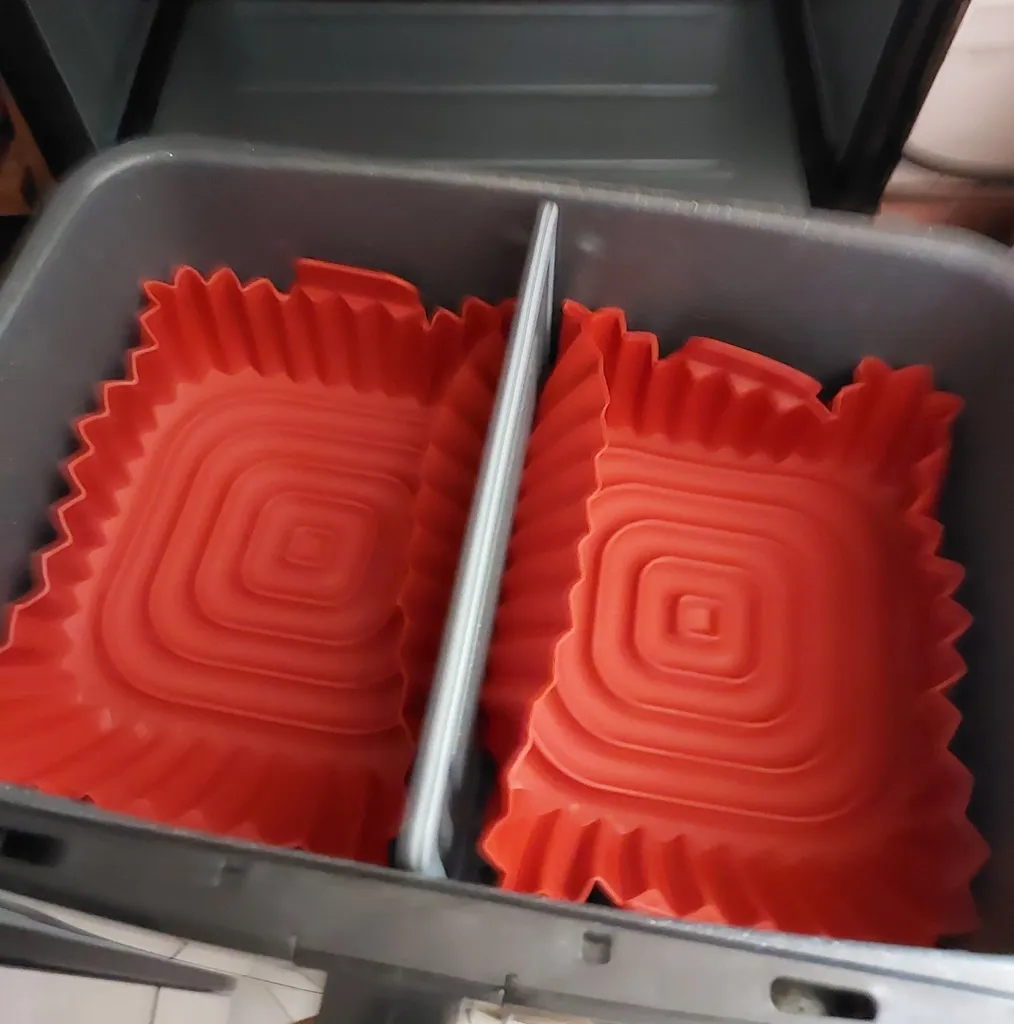 ظرف پخت به گز مدل سیلیکونی طرح هواپز ایر فرایر مربع