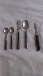 سرویس قاشق و چنگال 12 پارچه 6 نفره ام جی مدل ماربل