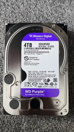 هارددیسک اینترنال وسترن دیجیتال مدل PURPLE WD43PURZ ظرفیت 4 ترابایت