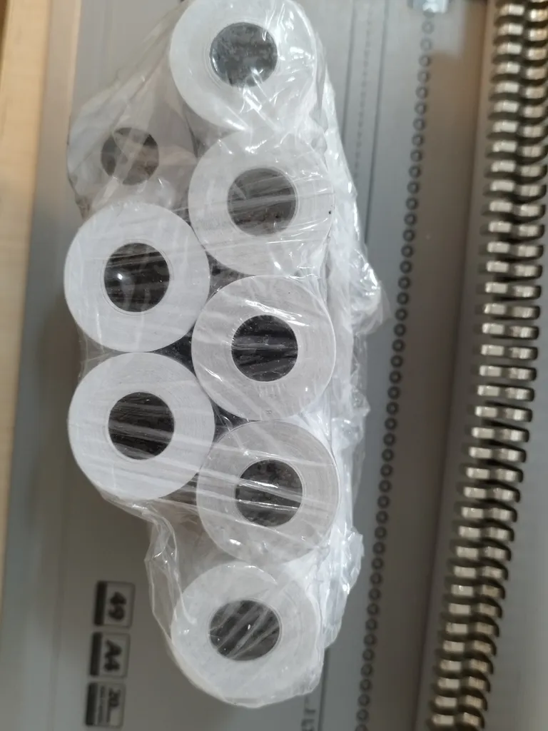 کاغذ رول پرینتر حرارتی کد ۰۰۱ بسته 15 عددی