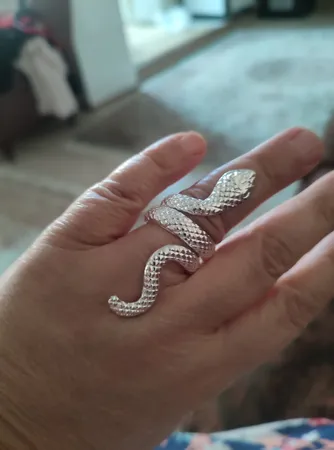 انگشتر مدل مار بزرگ کد 689330