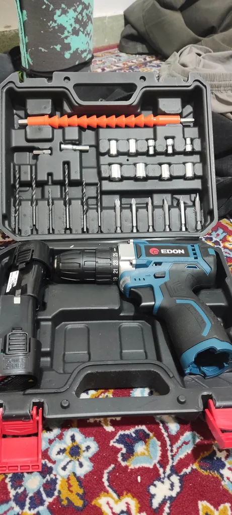 مجموعه 30 عددی دریل پیچ گوشتی شارژی 10 میلیمتری 24 ولت ادون مدل ED-24-24W