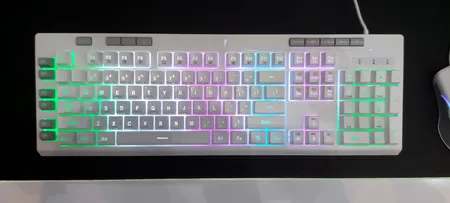 کیبورد گیمینگ ردراگون مدل Shiva K512W، سوییچ ممبران، Full-Size، نورپردازی RGB