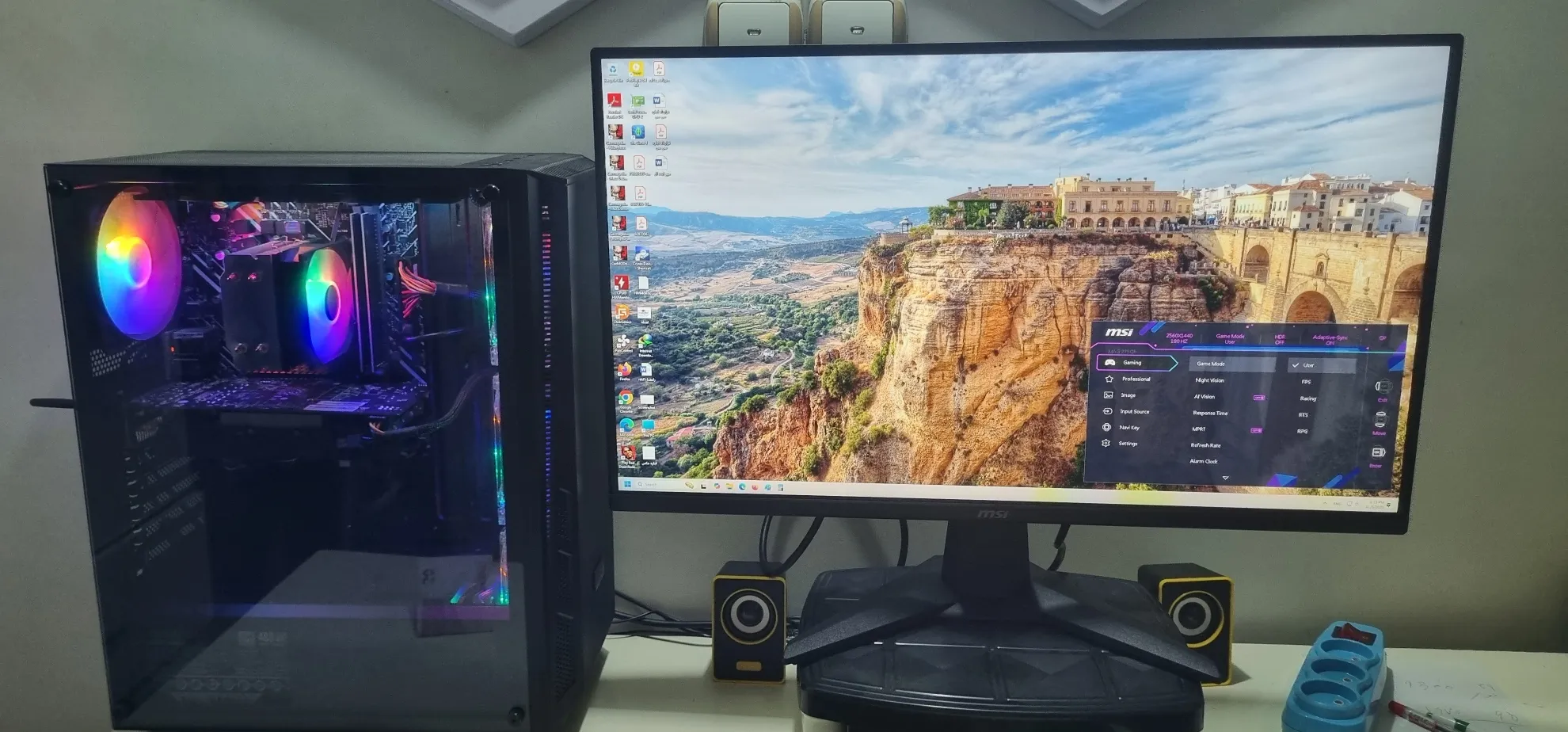مانیتور گیمینگ 27 اینچ ام اس آی مدل MAG 275QF
