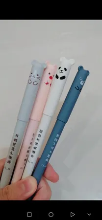 خودکار مدل عروسکی پاک کن دار مجموعه 4 عددی