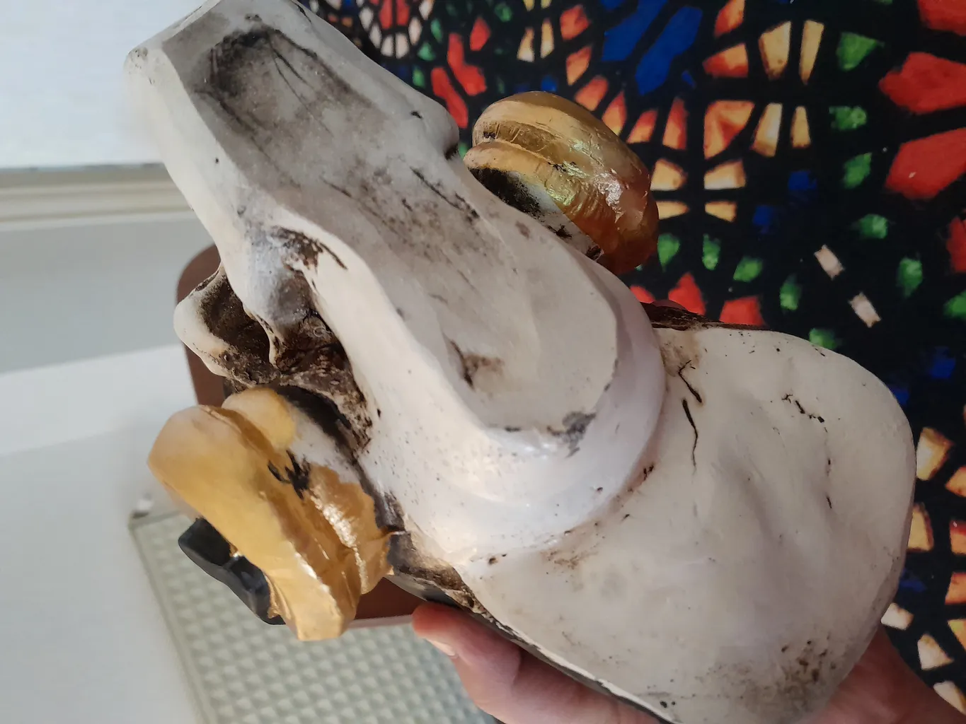 مجسمه مدل اسکلت هدفون دار کد  2323