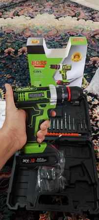 دریل چکشی باس مدل 36VF کد 2 مجموعه 28 عددی