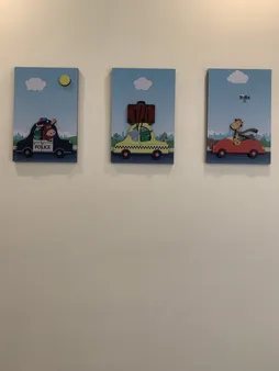 تابلو برجسته کودک باروچین مدل Animals Car