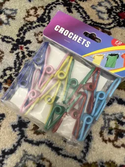 گیره لباس مدل pan200 بسته 12 عددی