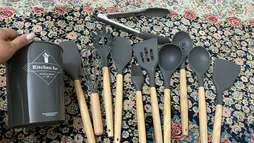 سرویس کفگیر و ملاقه 12 پارچه مدل کیچن ست کد UNT45