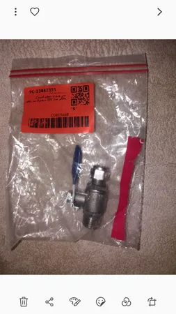 شیر ورودی تصفیه کننده آب خانگی مدل 002 به همراه سه راهی