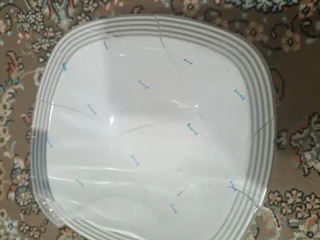 سرویس غذاخوری 27 پارچه 6 نفره چینی زرین ایران مدل  وگاس اوریت درجه 3