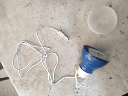 چراغ قوه آویز مدل USB-OTG