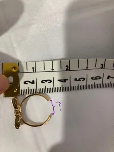 تجریه خرید انگشتر طلا 18 عیار زنانه قیراط طرح پاپیون کد GH2649