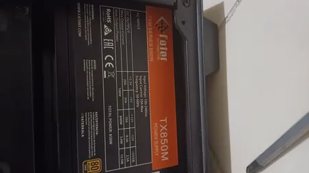 منبع تغذیه کامپیوتر فاطر مدل TX850M