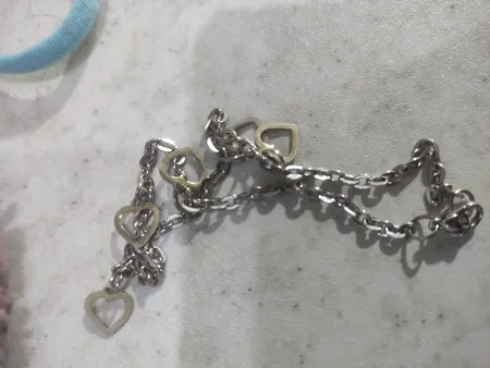 پابند نقره زنانه مدل قلب