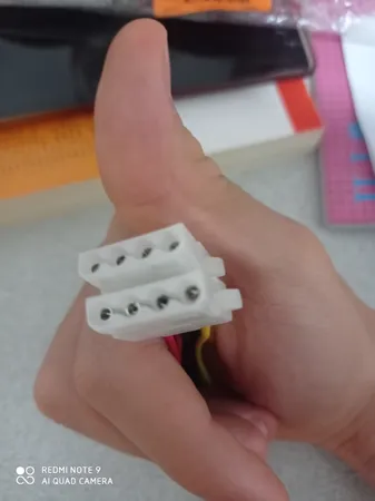 کابل برق 4 پین کد 8145 طول 0.20 متر