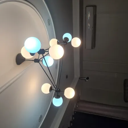 لوستر مدل مدرن طرح مولکولی کد 001