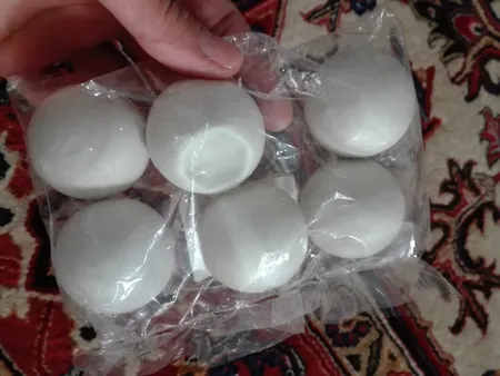 توپ پینگ پنگ کد 012 بسته 6 عددی