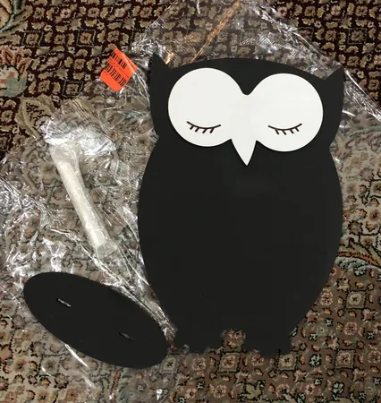 تخته سیاه طرح جغد مدل j250 سایز 20*30 سانتی متر