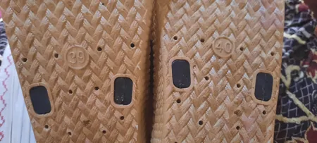 دمپایی زنانه پاپا مدل حصیری کد K1-BK