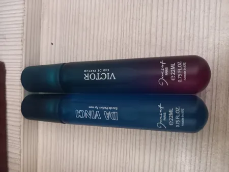 عطر جیبی مردانه ژک ساف مدل ویکتور حجم 22 میلی لیتر به همراه عطر جیبی مردانه ژک ساف مدل داوینچی