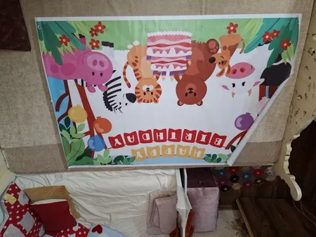 بنر تم تولد طرح حیوانات جنگل کد H10