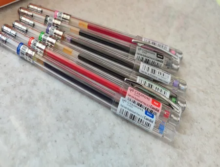 خودکار و روان نویس سی.کلاس مدل  candid بسته 12 عددی