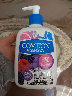 ژل شست‌وشوی صورت کامان مدل DRY حجم 500 میلی‌لیتر