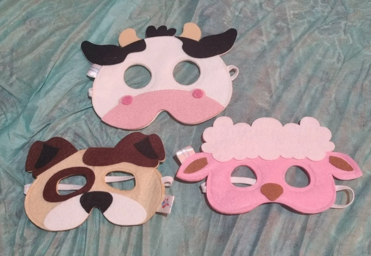 ماسک ایفای نقش رهام پاپالو مدل حیوانات کد 09 مجموعه 3 عددی