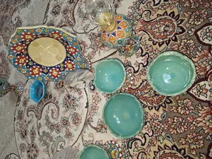 تجریه خرید مجموعه ظروف هفت سین  10 پارچه مدل فانوس کد 99