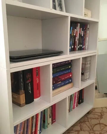 کتابخانه طرح قفسه ای مدل IKE334