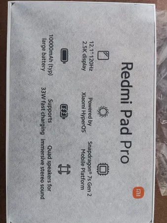 تبلت 12.1 اینچ شیائومی مدل Redmi Pad Pro Wi-Fi ظرفیت 256 گیگابایت و رم 8 گیگابایت