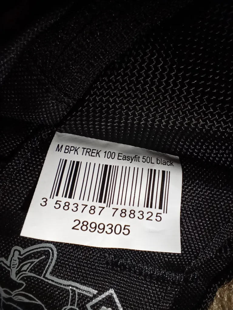 کوله پشتی کوهنوردی  فورکلاز 50 لیتری مدل  MT100 EASYFIT