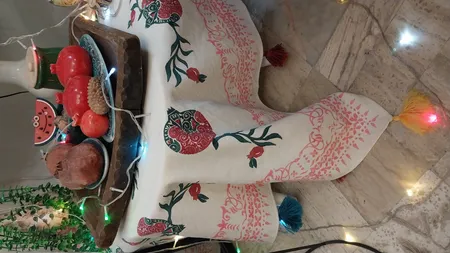 رومیزی طرح انار کد BTCA4065