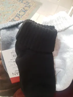 جوراب زنانه مدل حوله ای طرح 004 بسته 4 عددی