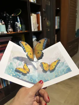 کارت پستال مدل سه بعدی کد CPB3 مجموعه دو عددی