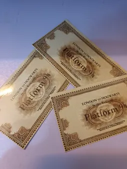 نشانگر کتاب مدل بلیط هاگوارتز بسته 3 عددی