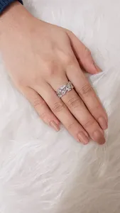 تجریه خرید انگشتر نقره زنانه کوبیک مدل QR-3003