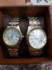 تجریه خرید ست ساعت مچی زنانه و مردانه اسکمی مدل  9098 کد 02