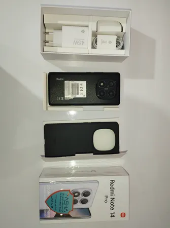 گوشی موبایل شیائومی مدل Redmi Note 14 Pro 4G دو سیم کارت ظرفیت 256 گیگابایت و رم 8 گیگابایت - نسخه به همراه شارژر