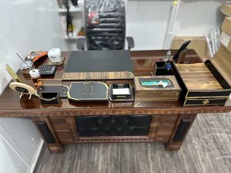 ست لوازم اداری رومیزی مدل آونگ دکو A707 مجموعه 10 عددی