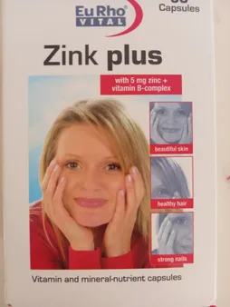 کپسول زینک پلاس یوروویتال - 5 میلی گرم بسته 60 عددی