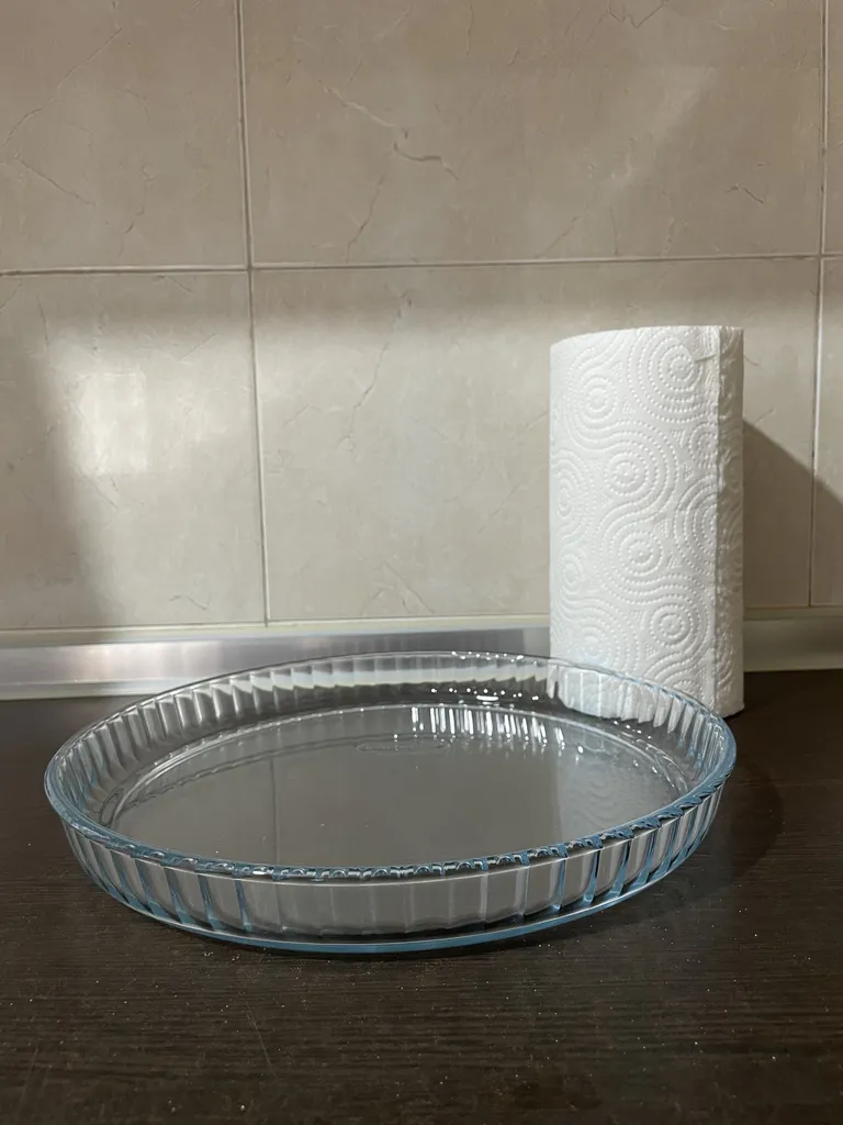 ظرف پخت پیتزا پیرکس مدل Borosilicate کد 814