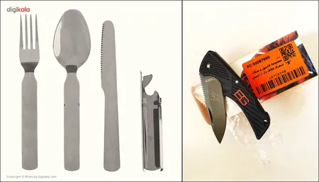 مجموعه قاشق و چنگال سفری غلاف دار