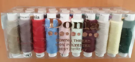 نخ خیاطی موج بسته 30 عددی