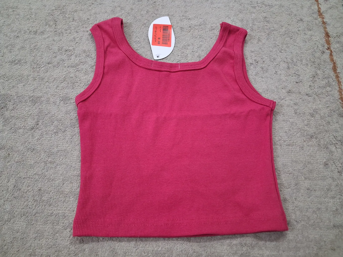 کراپ‌تاپ زنانه مون‌سا مدل 66100178 رنگ سرخابی