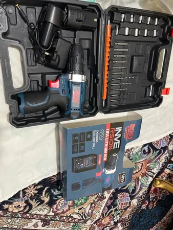 مجموعه 30 عددی دریل پیچ گوشتی باس مدل 18V